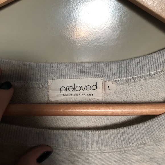 Grey sweater with hearts - Picture 3 of 4